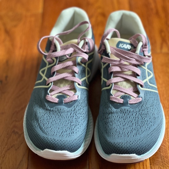 Karhu Fusion 3.5 Blue Mirage/Chino Green women’s running shoe in size 10. - Picture 7 of 8